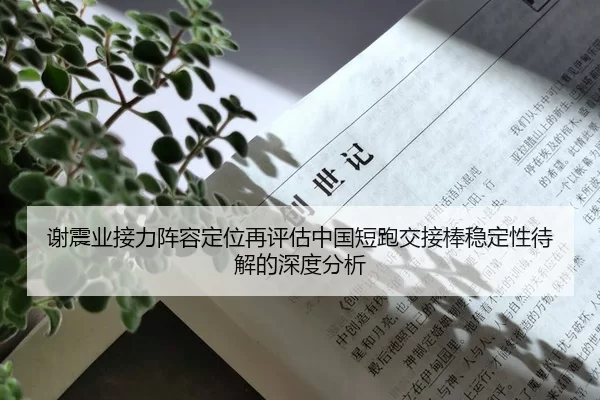 谢震业接力阵容定位再评估中国短跑交接棒稳定性待解的深度分析